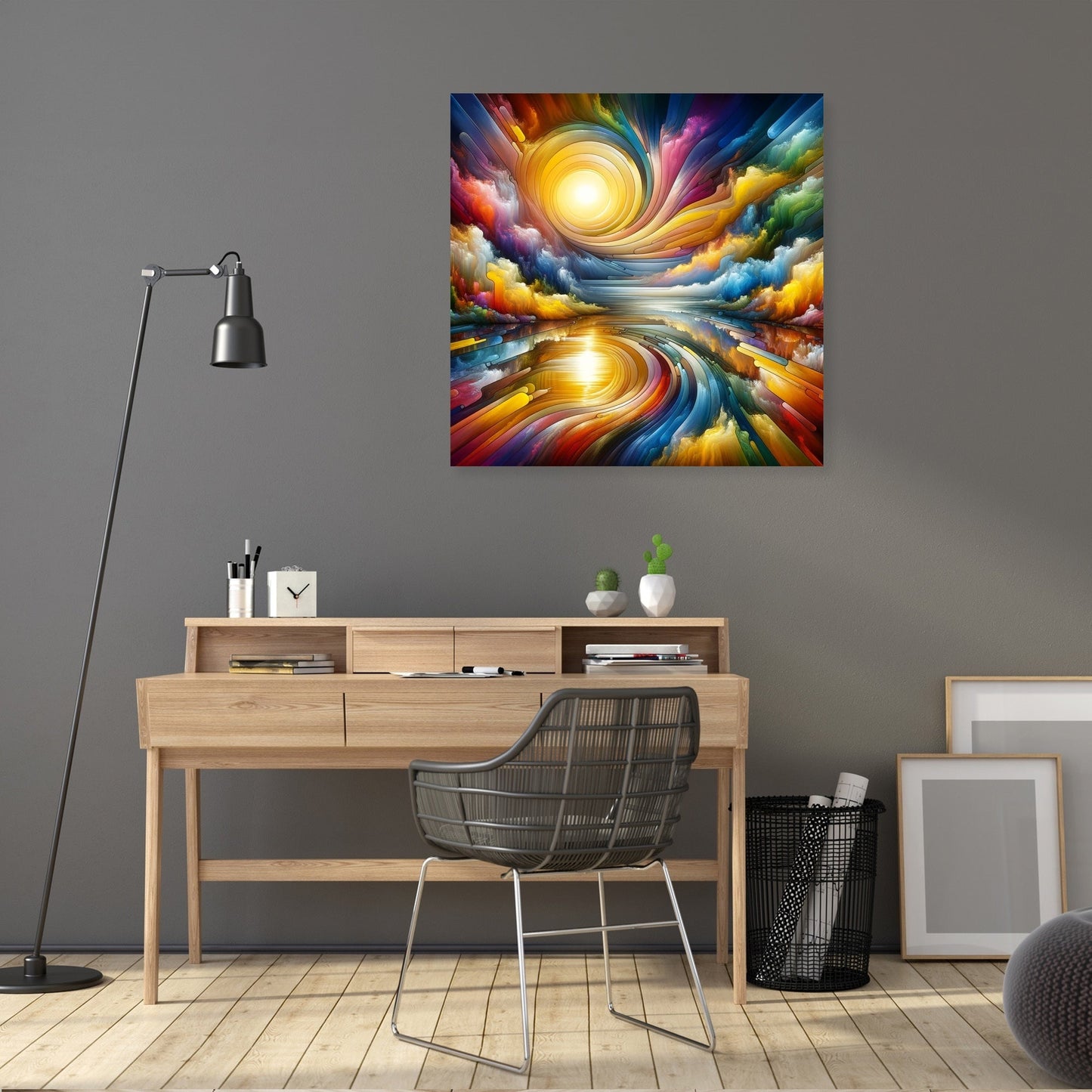 Prismatic Reflections Canvas