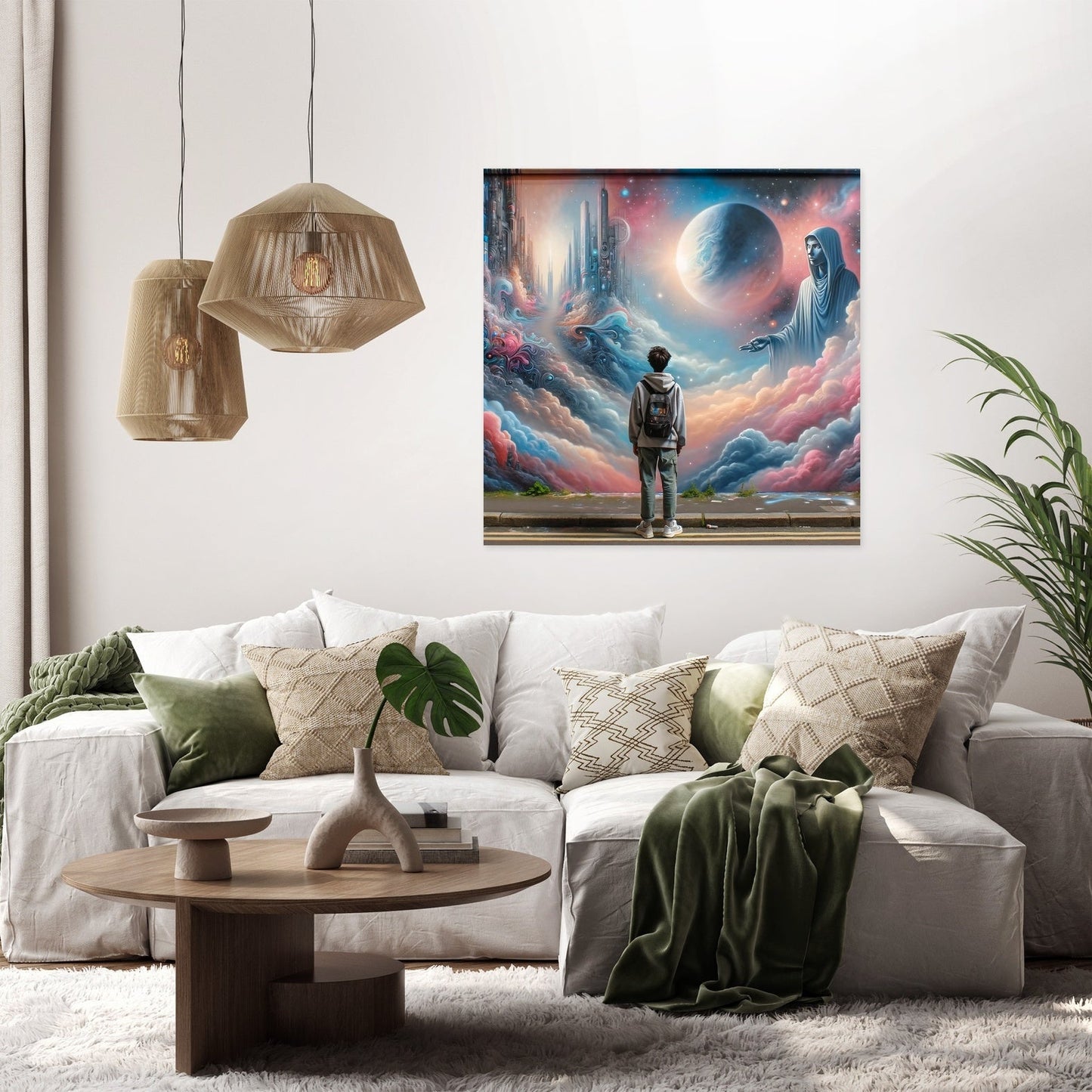 Urban Canvas of Dreams Canvas