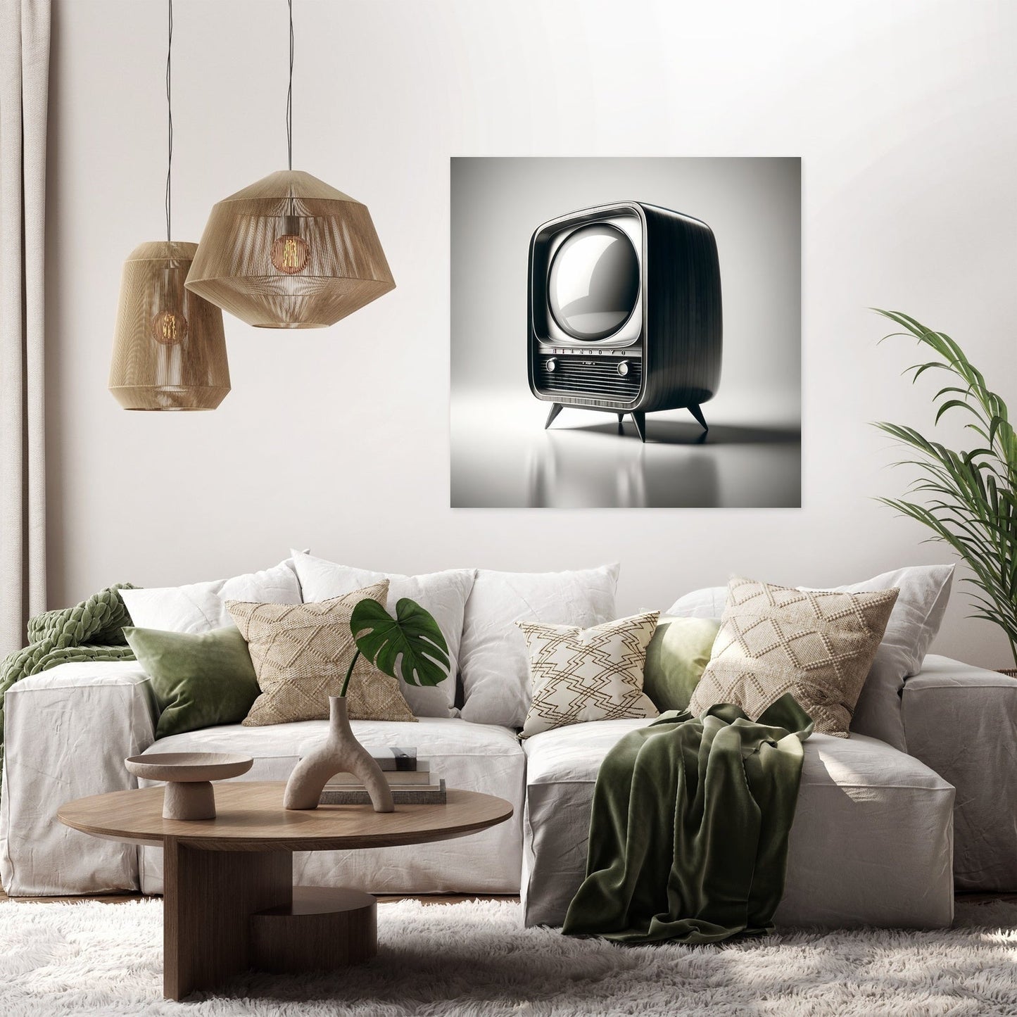 Classic TV Solitude Canvas
