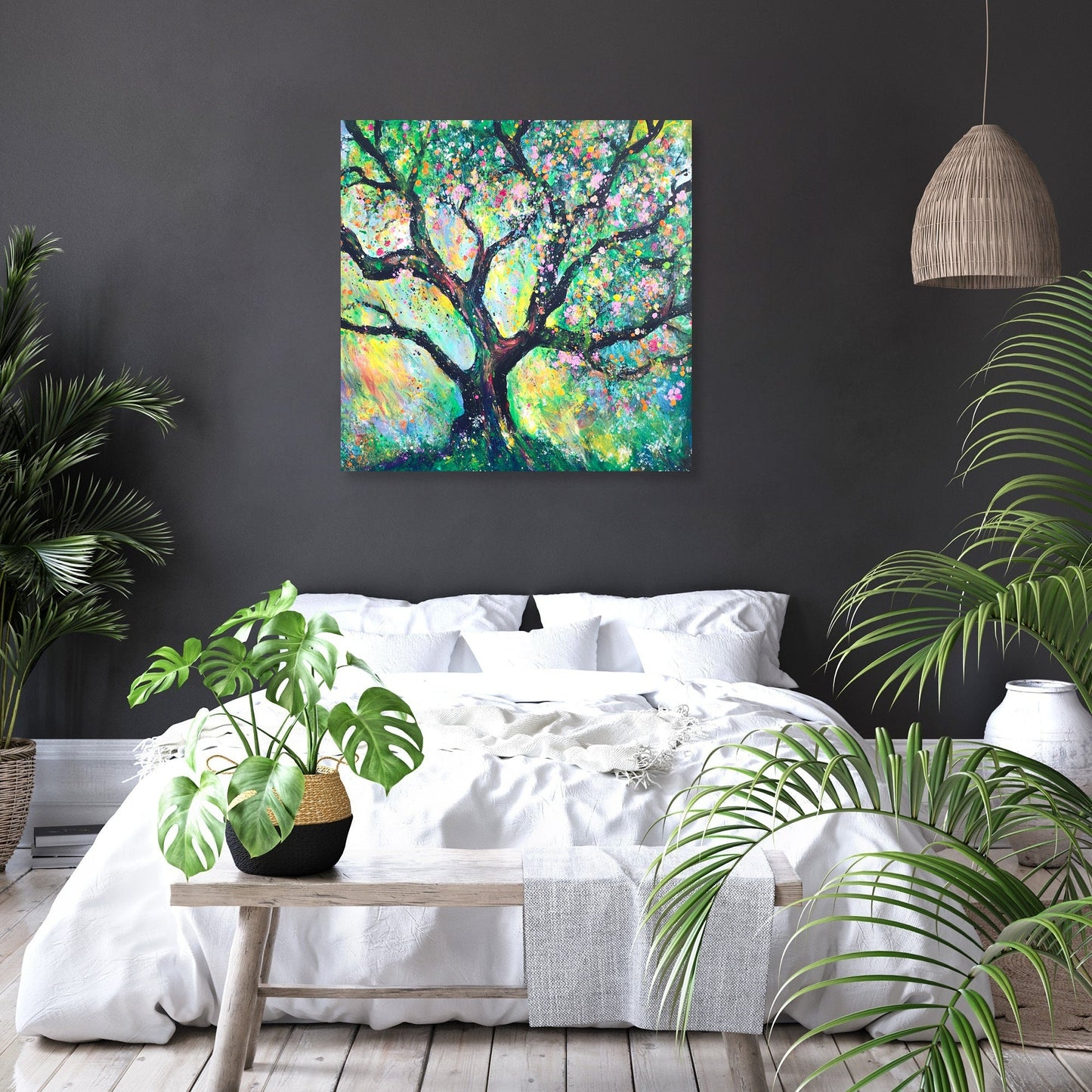Blossoming Tree of Life Canvas