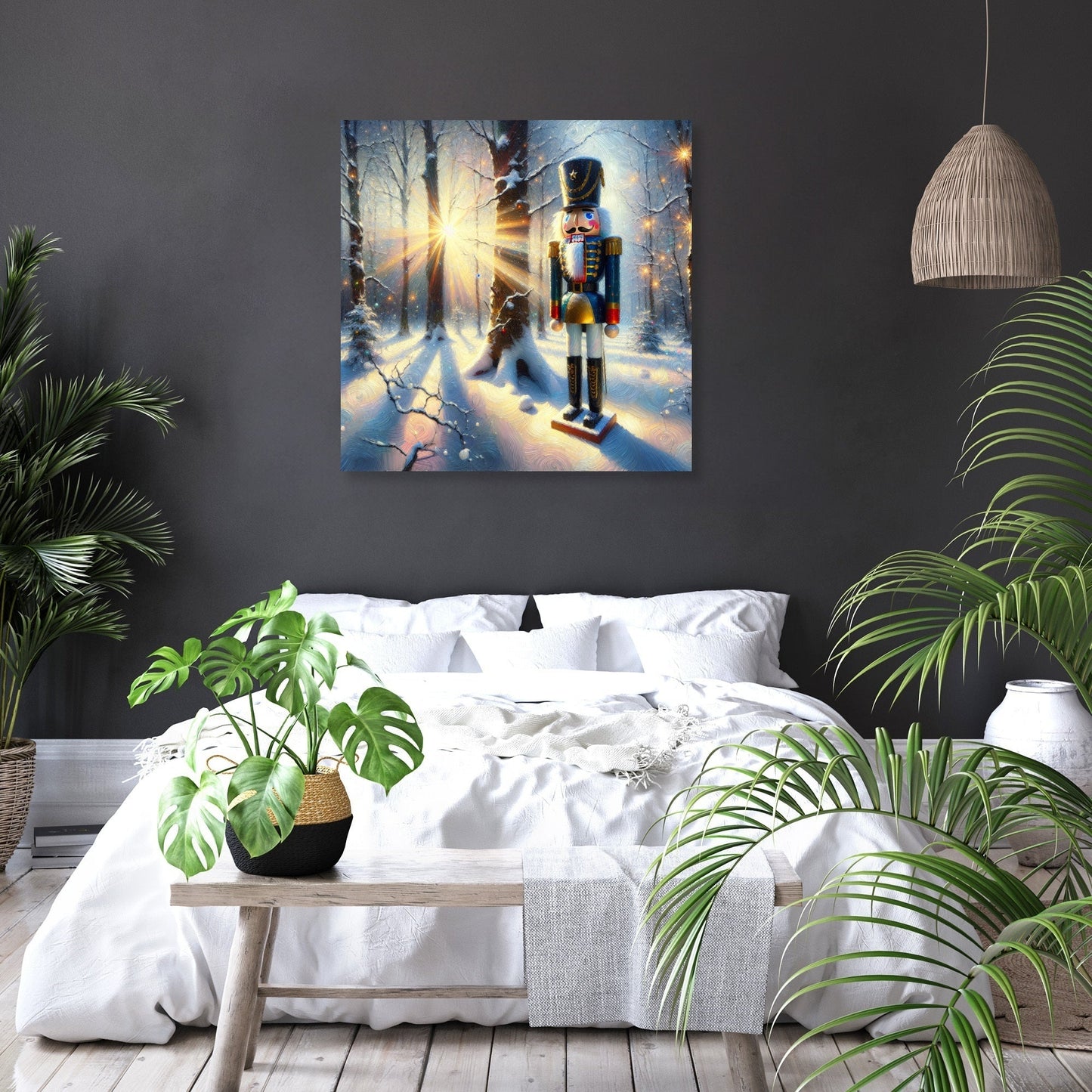 Nutcracker's Snowy Waltz Canvas