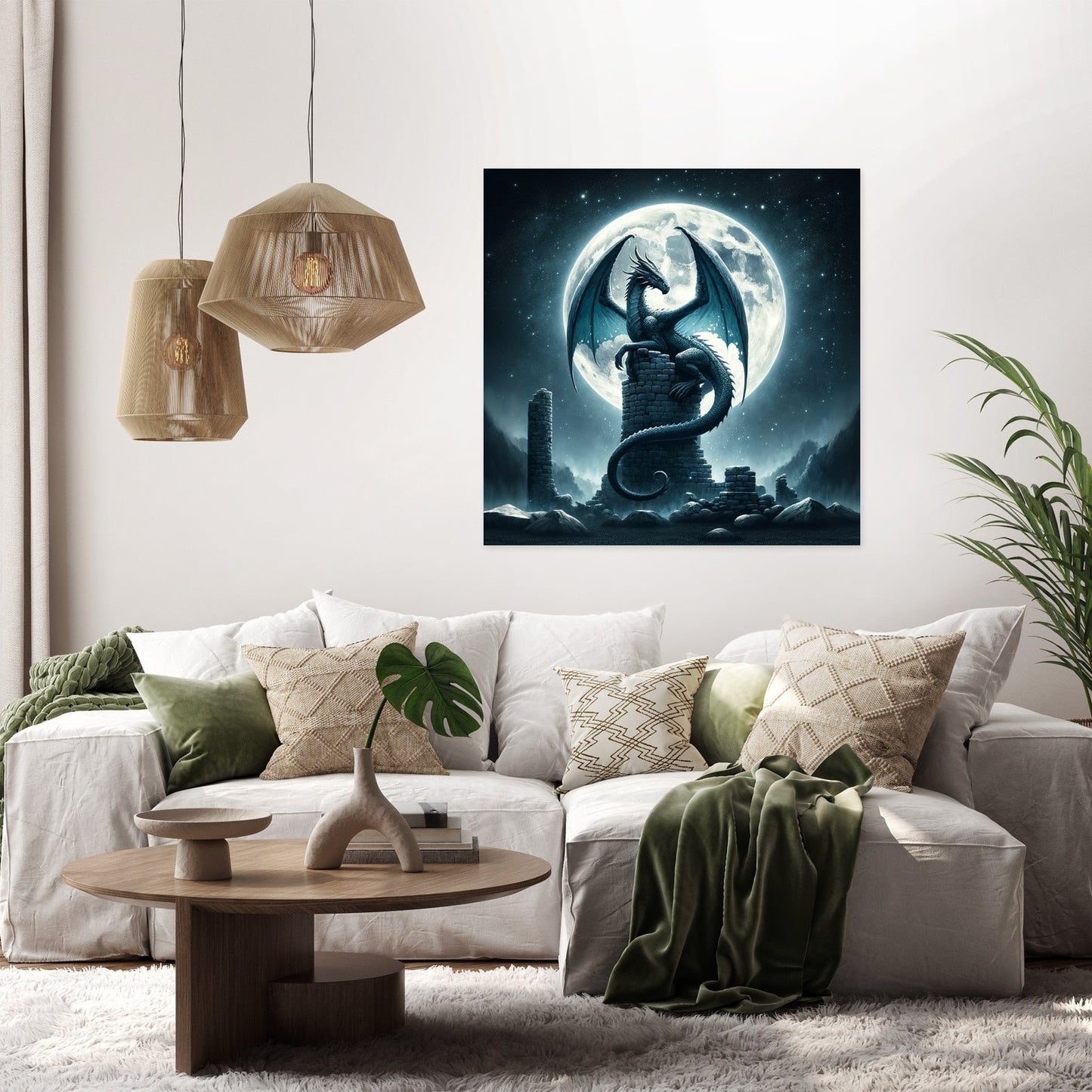 Lunar Sentinel Canvas
