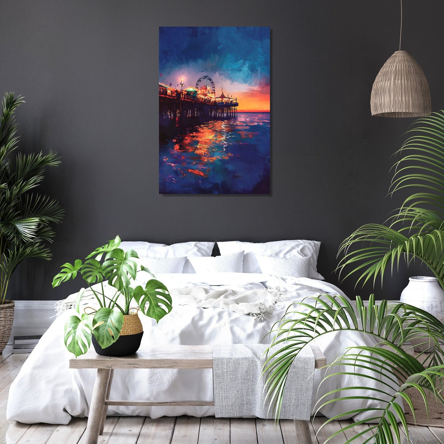 Brighton Pier Twilight Canvas