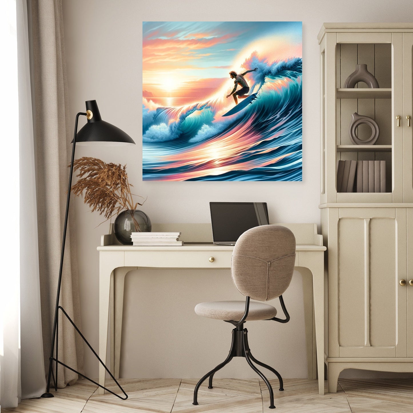 Sunrise Surf Canvas