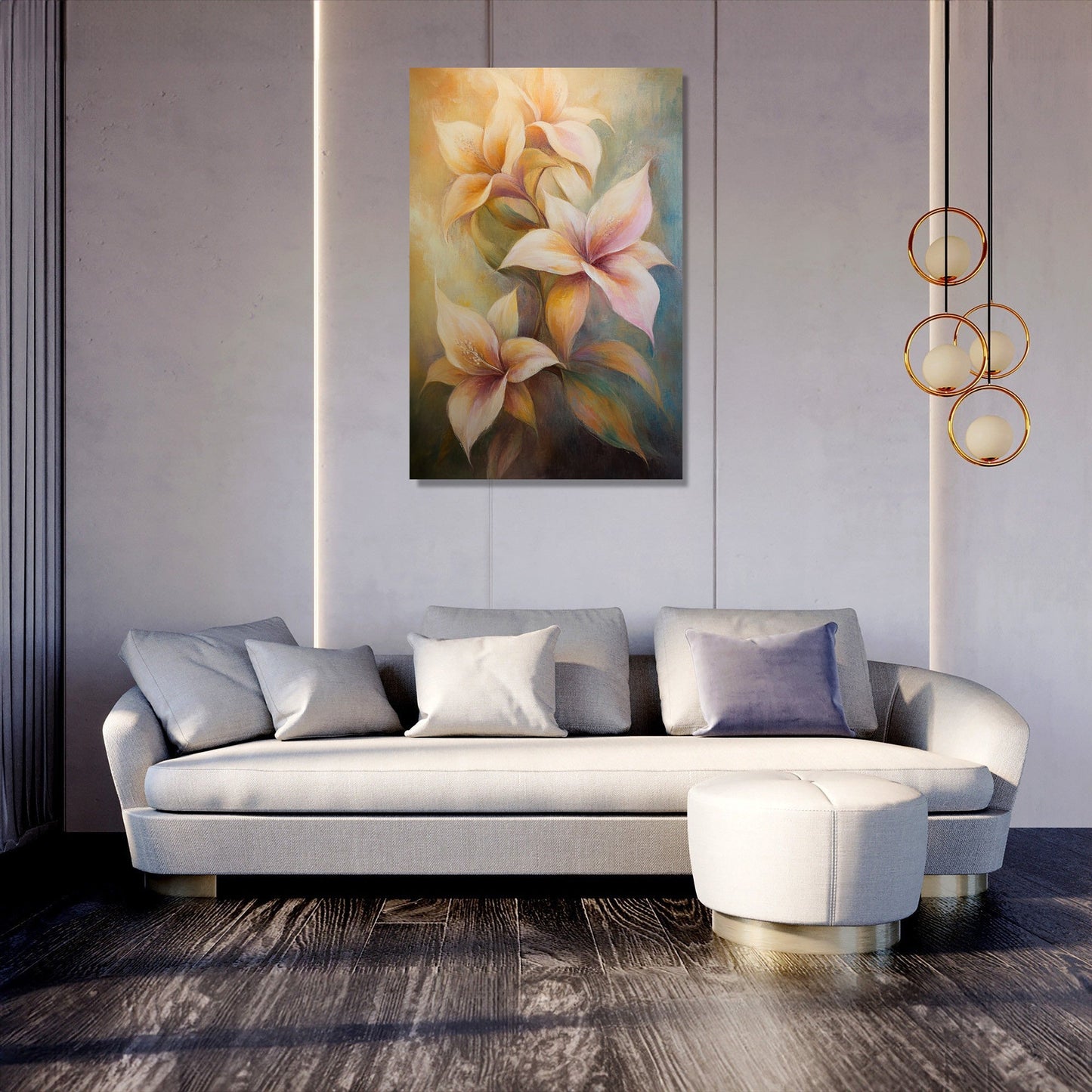 Effulgent Blooms Canvas