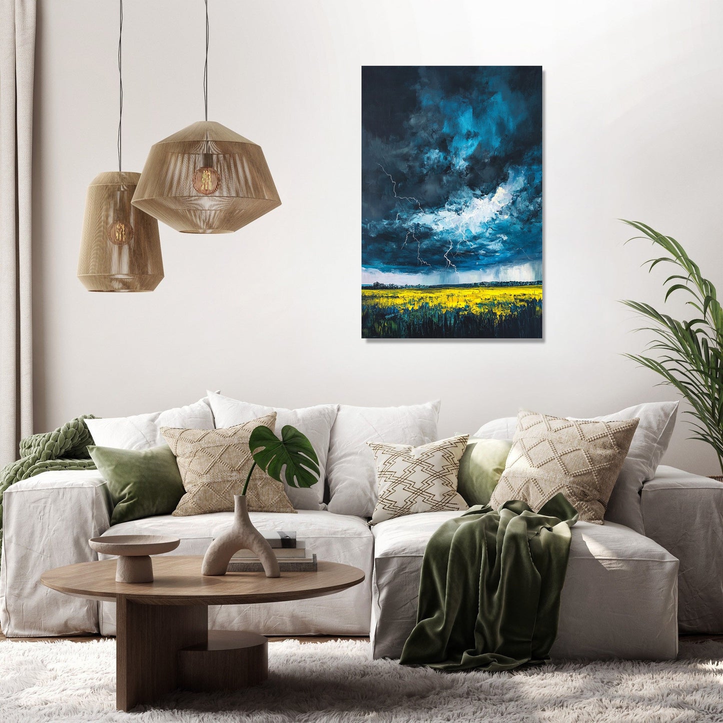 First Thunderstorm Canvas