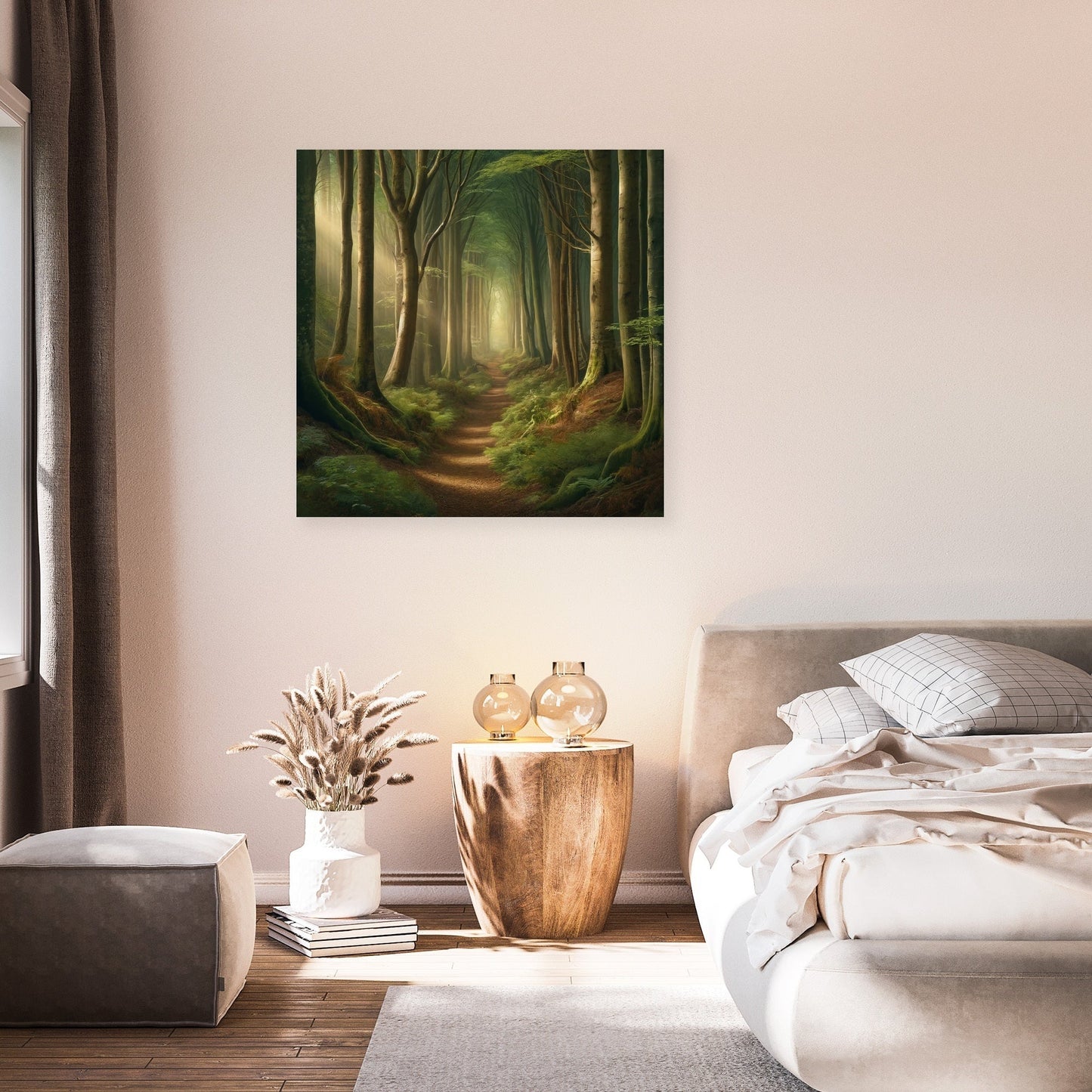 Ancient Forest Path Canvas