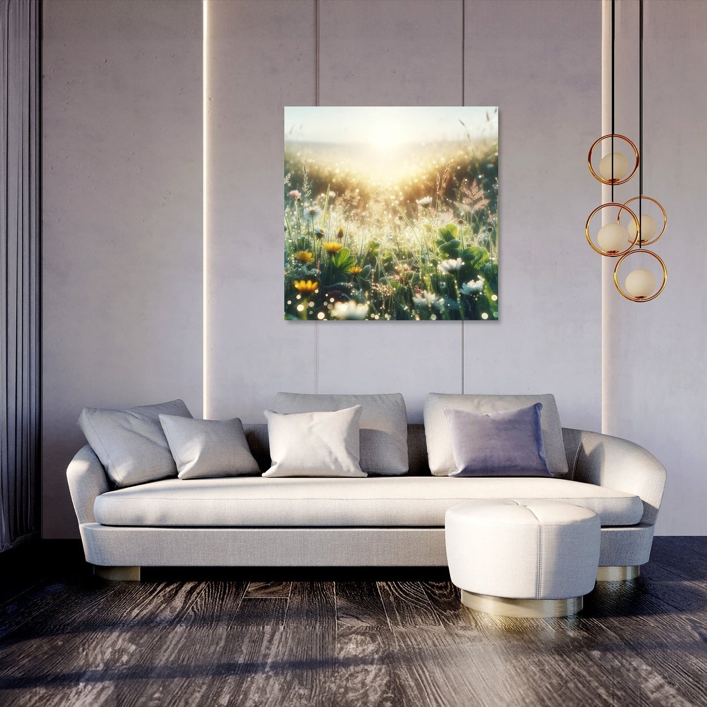 Dew-Kissed Meadow Canvas