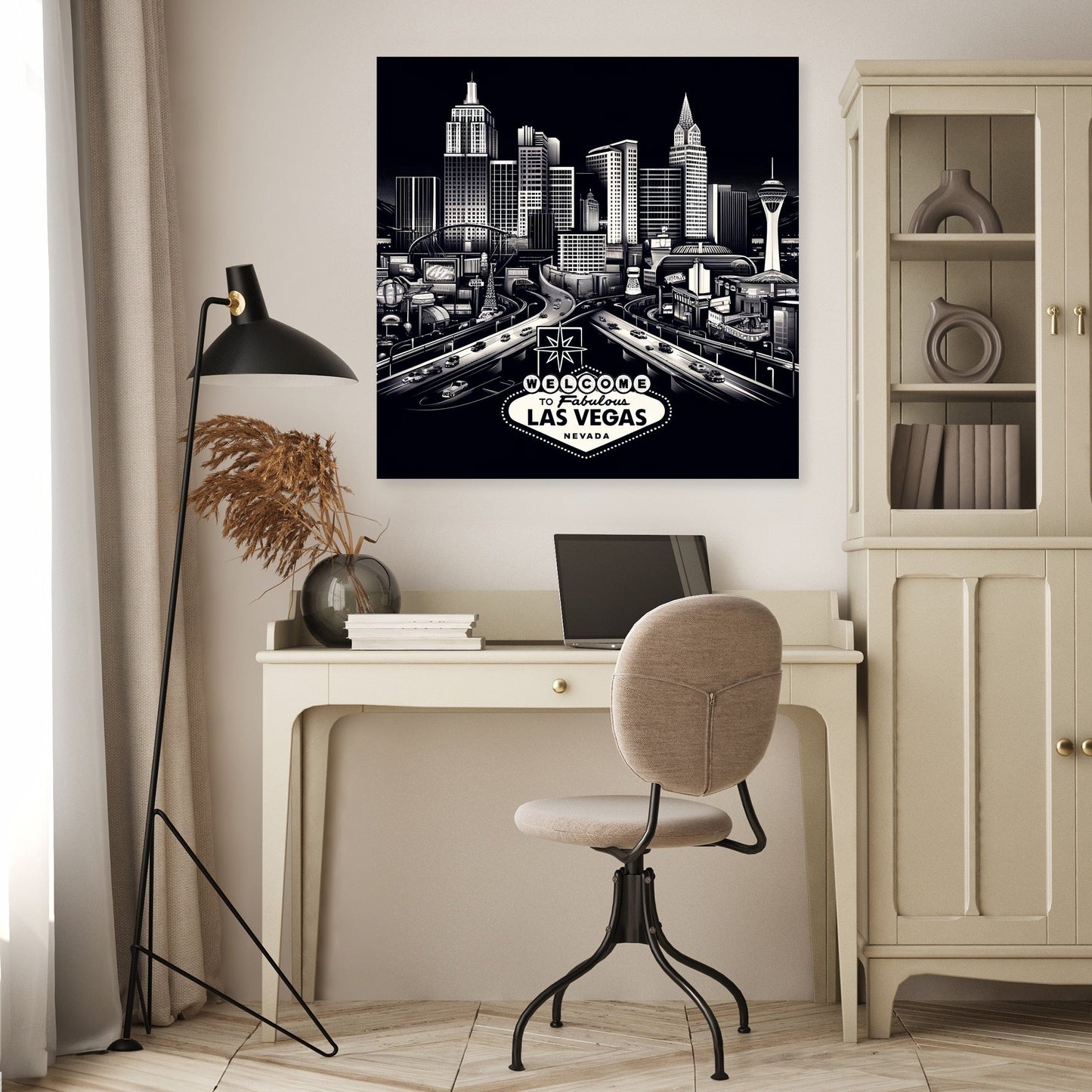 Vegas Nightscape Canvas