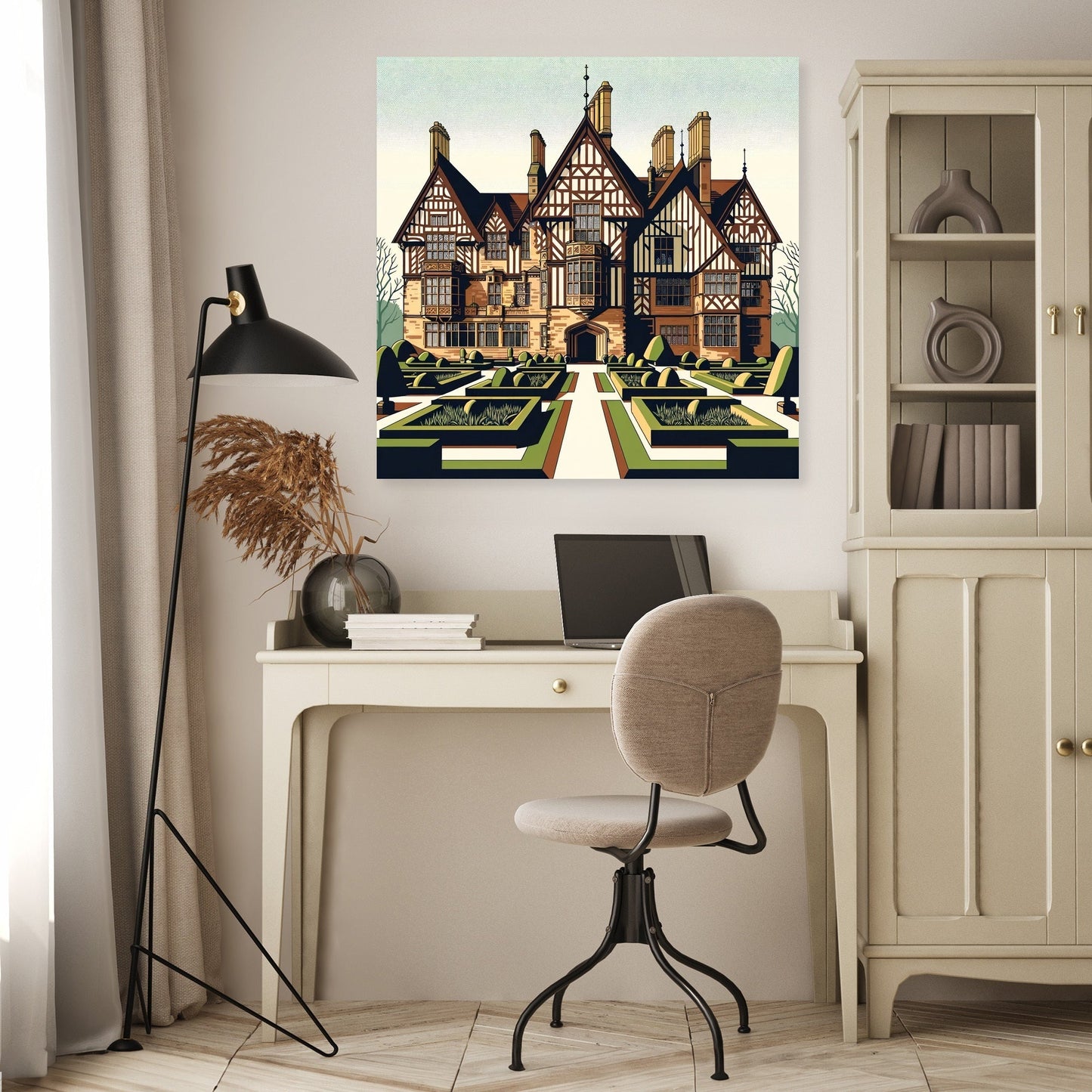 Liverpool Speke Hall Minimalist Vision Canvas
