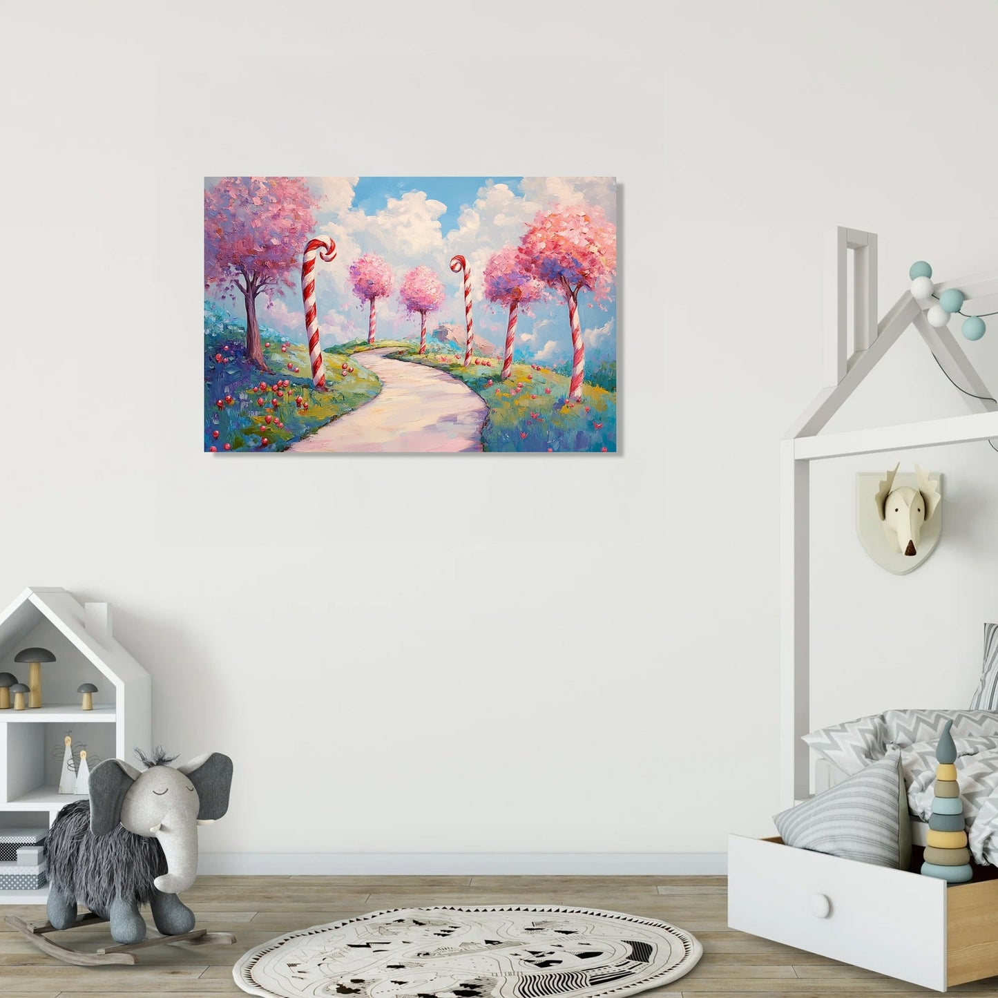 Candy Land Joyful Canvas