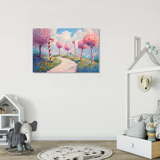 Candy Land Joyful Canvas