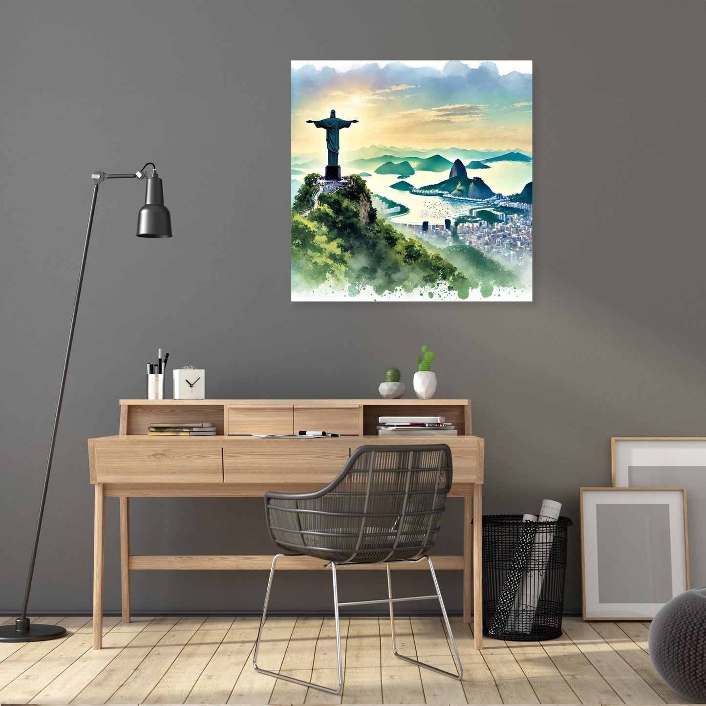 Rio Reverence Watercolour Canvas