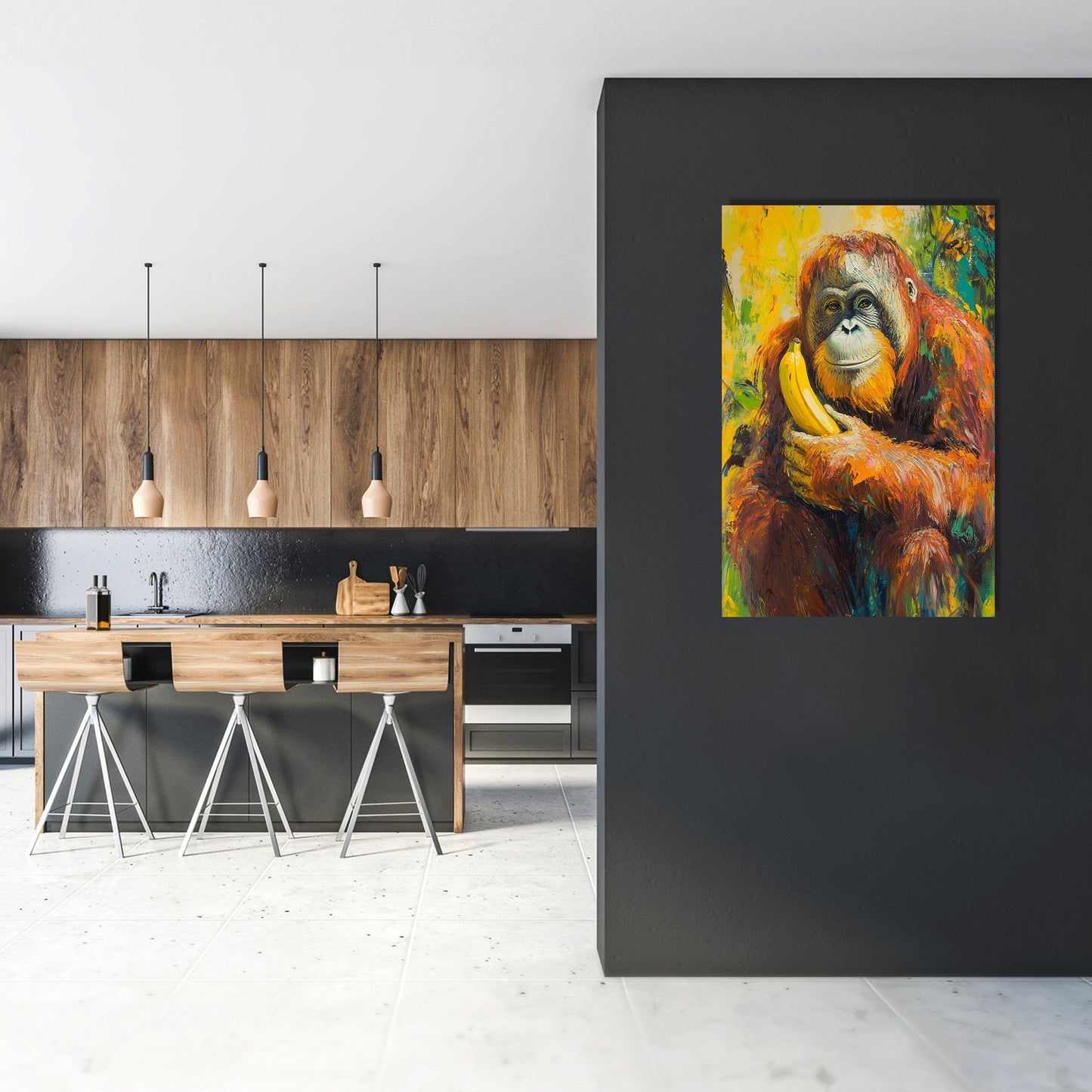 Orangutan's Feast Canvas