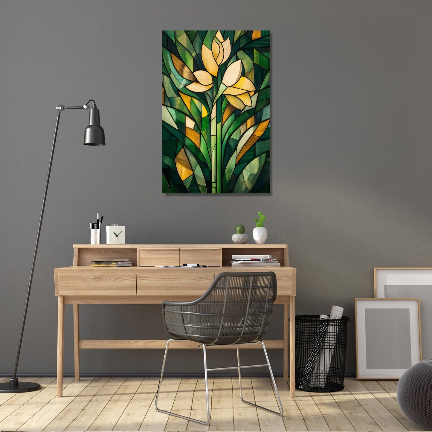 Leek and Daffodil Canvas