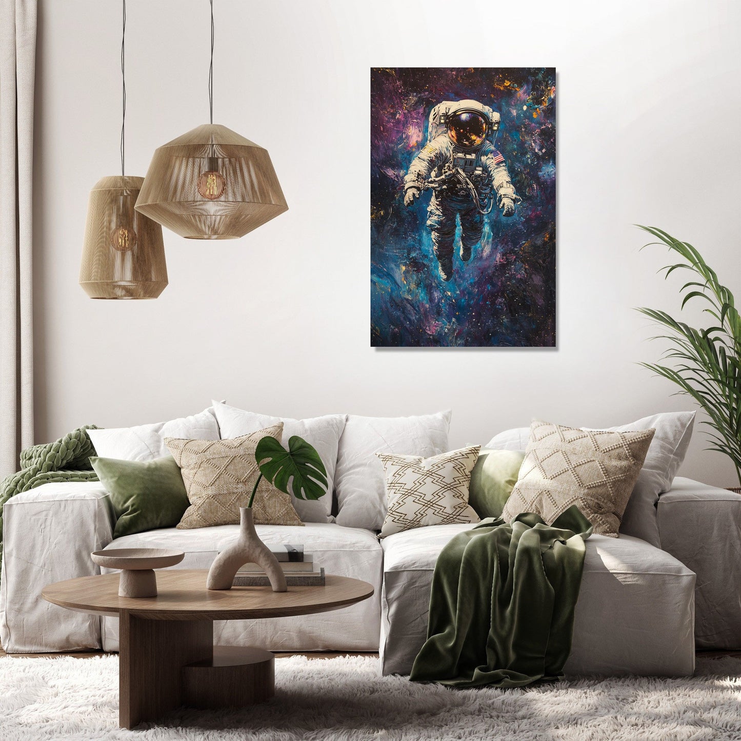 Astronaut's Solitude Canvas