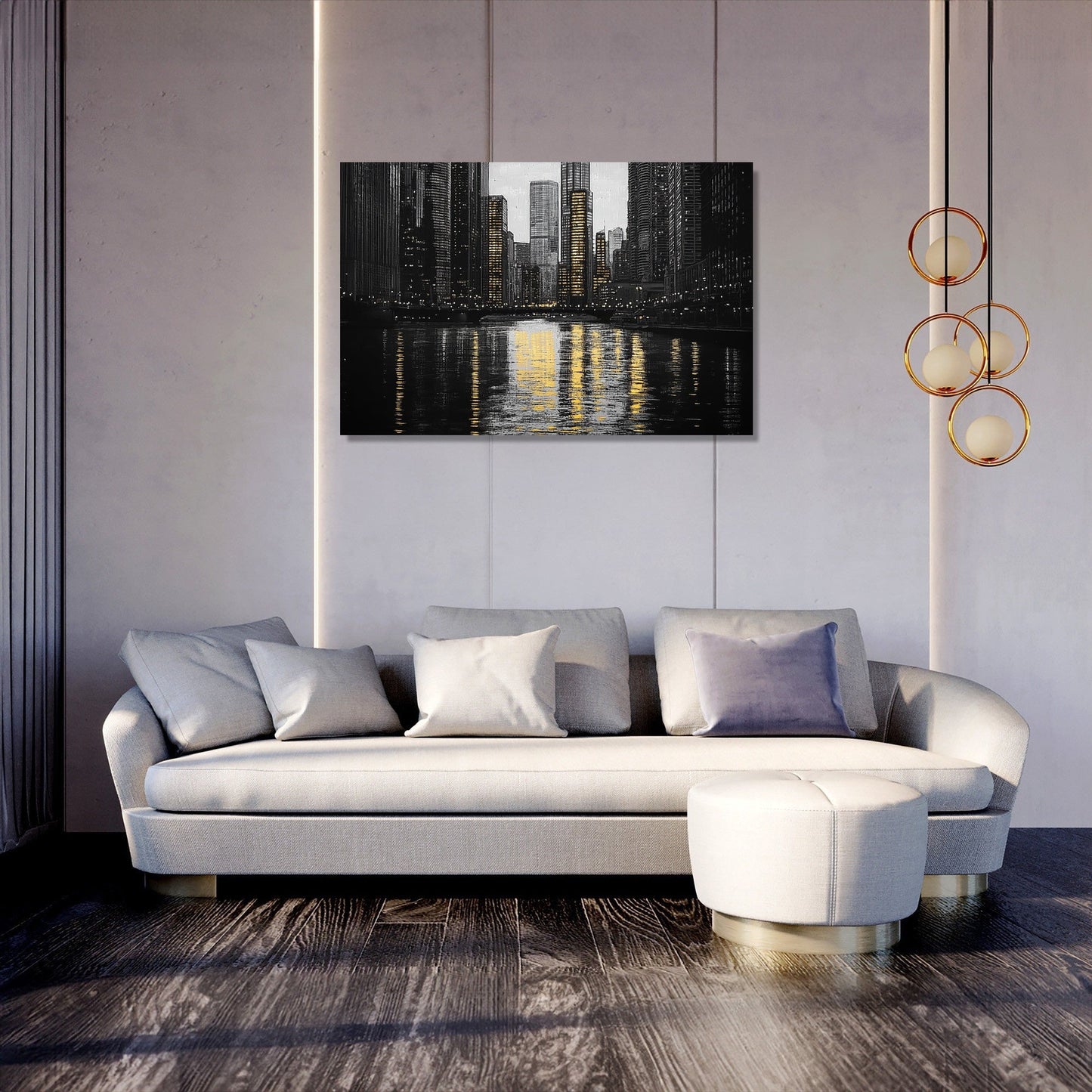 Golden Reflections Canvas