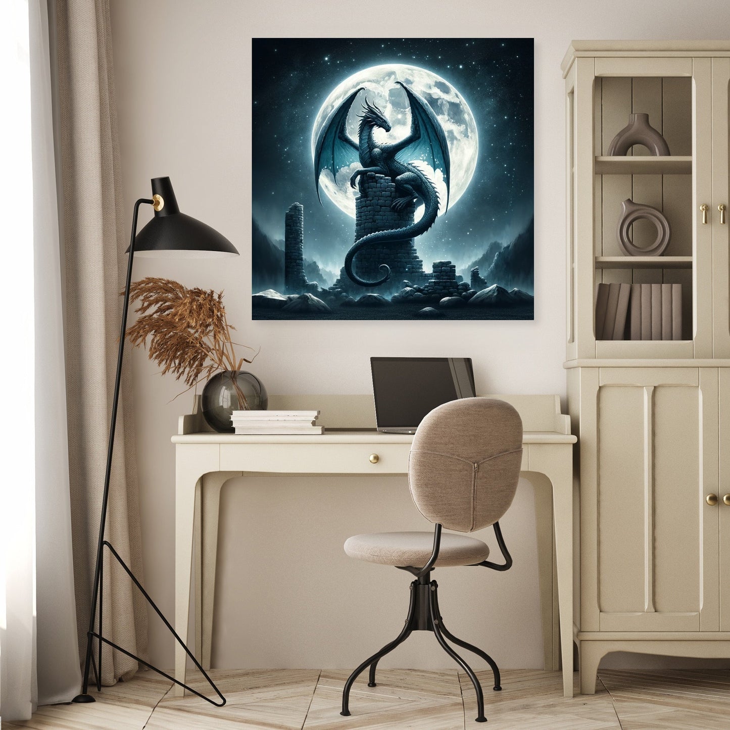 Lunar Sentinel Canvas