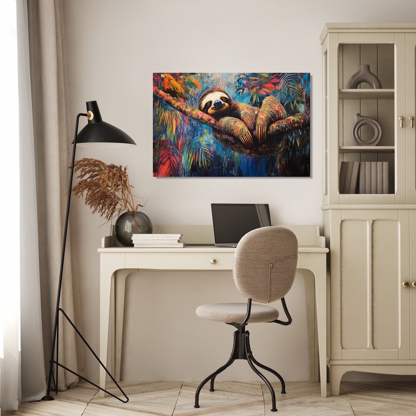 Sloth Serenity Canvas