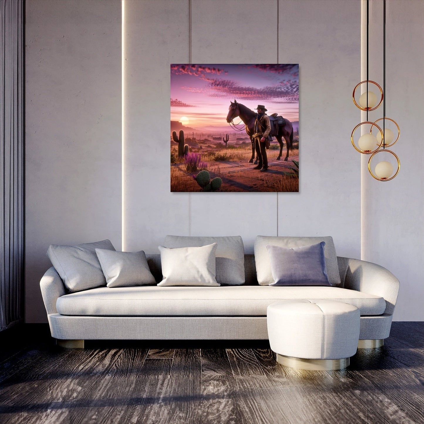 Serenity Strokes Canvas