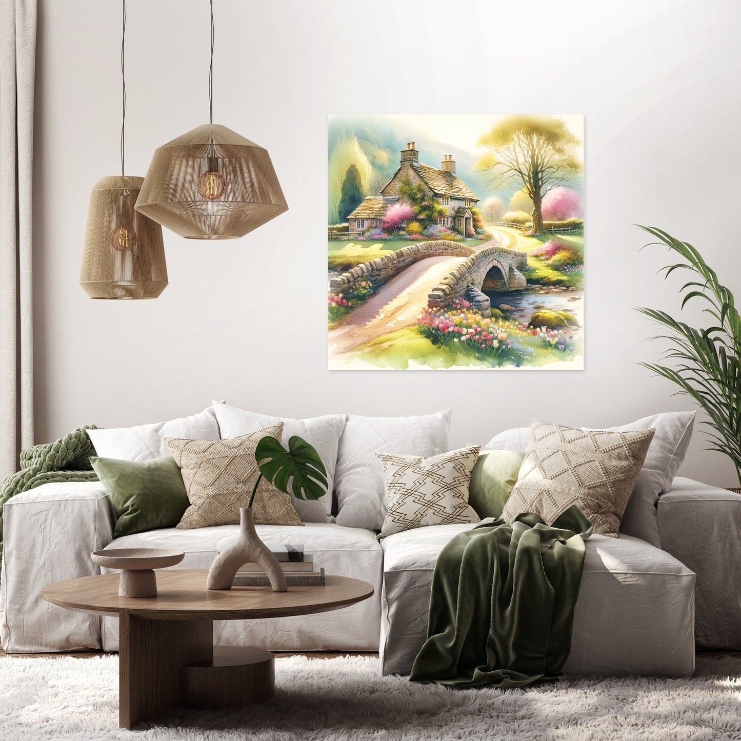 Springtime Stonebridge Retreat Canvas