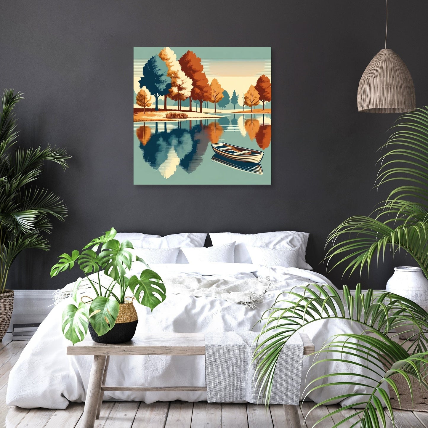 Autumn Reflection Canvas