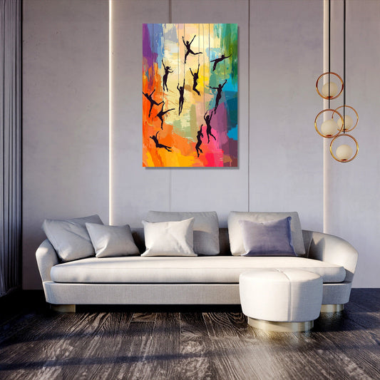 Acrobatics Vibrant Canvas