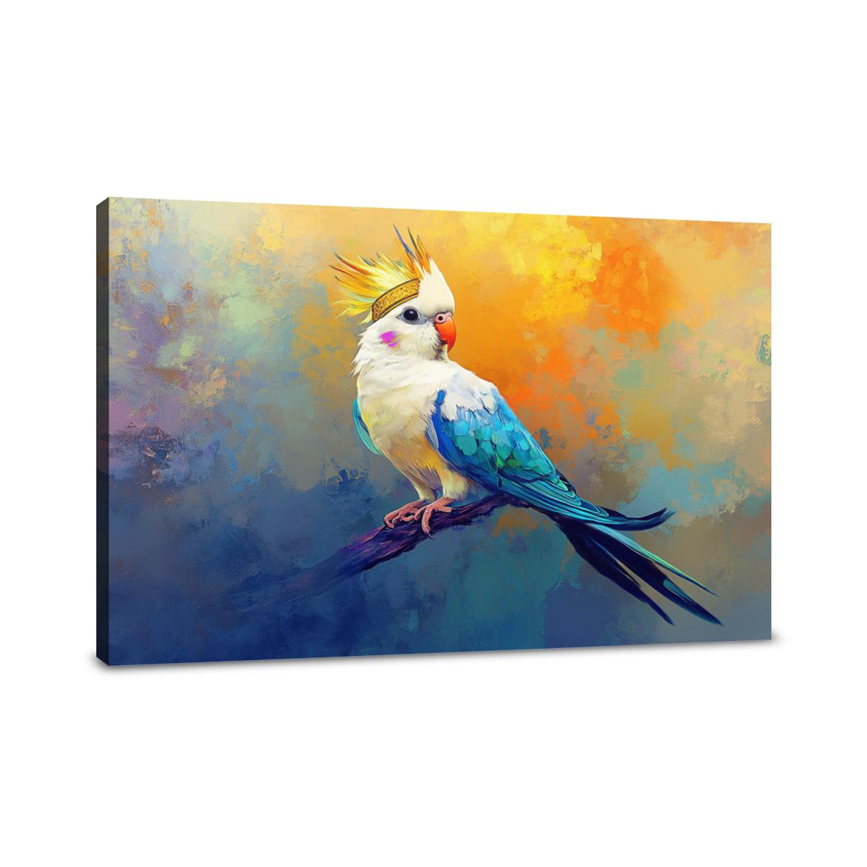 Regal Cockatiel Canvas