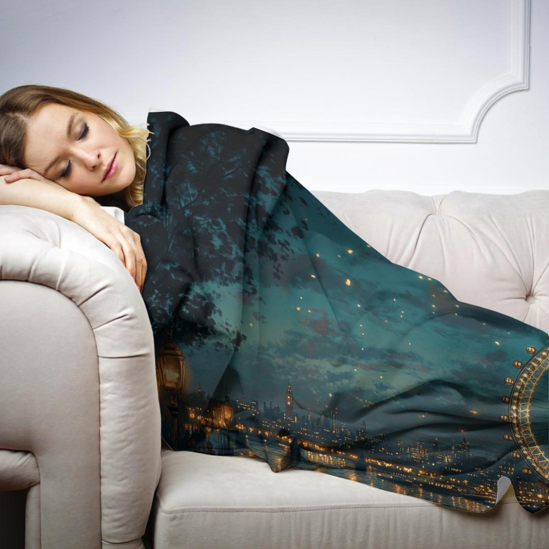 London Nightlight Blanket