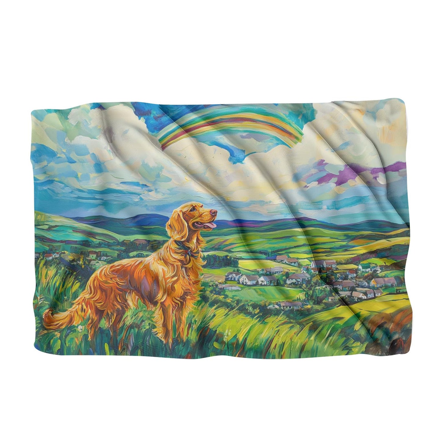 Golden Retriever's Paradise Blanket