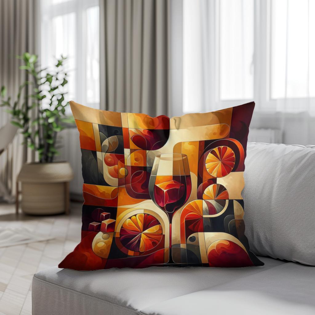 Aperitif Abstract Cotton Cushion