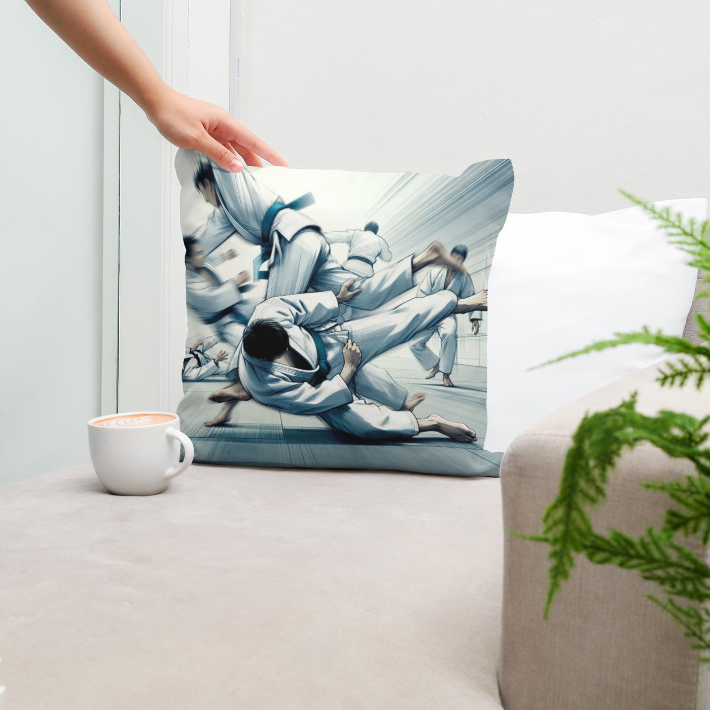 Judo Motion Cotton Cushion
