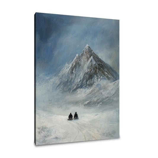 Sledging Adventure Canvas