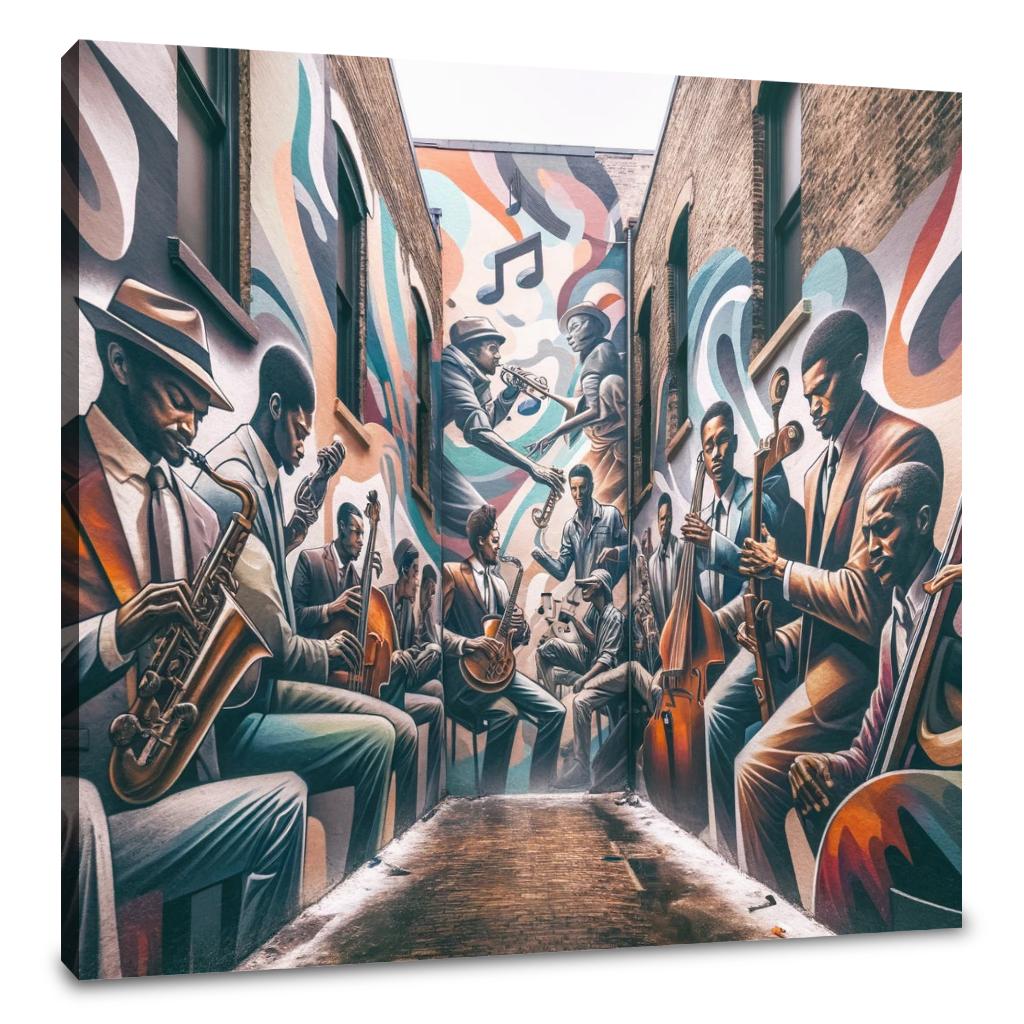 Melodic Alley Canvas