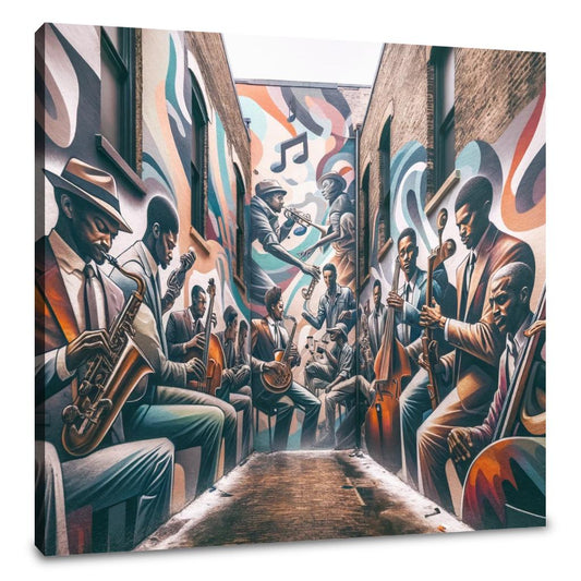 Melodic Alley Canvas