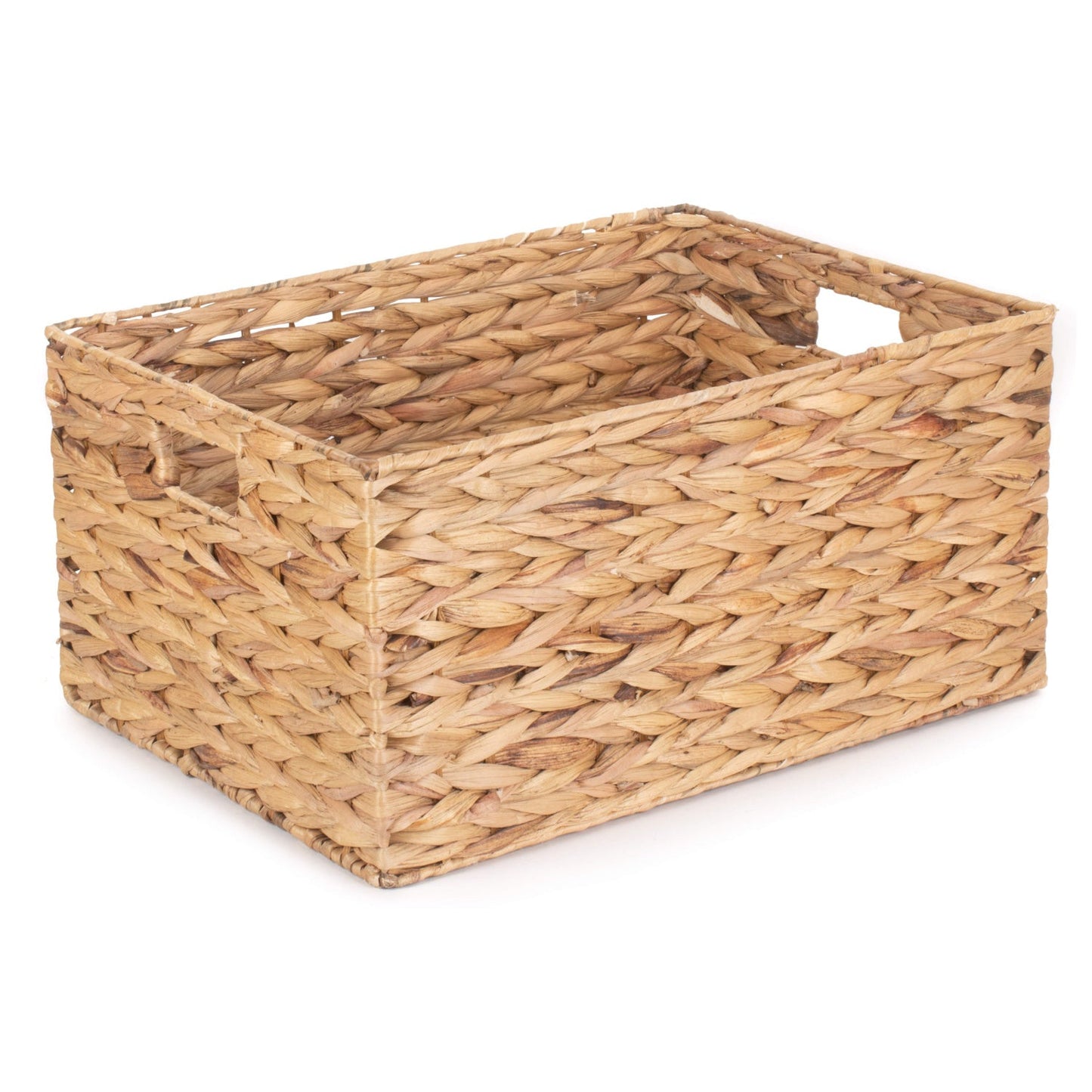 Large Rectangular Water Hyacinth Storage Basket