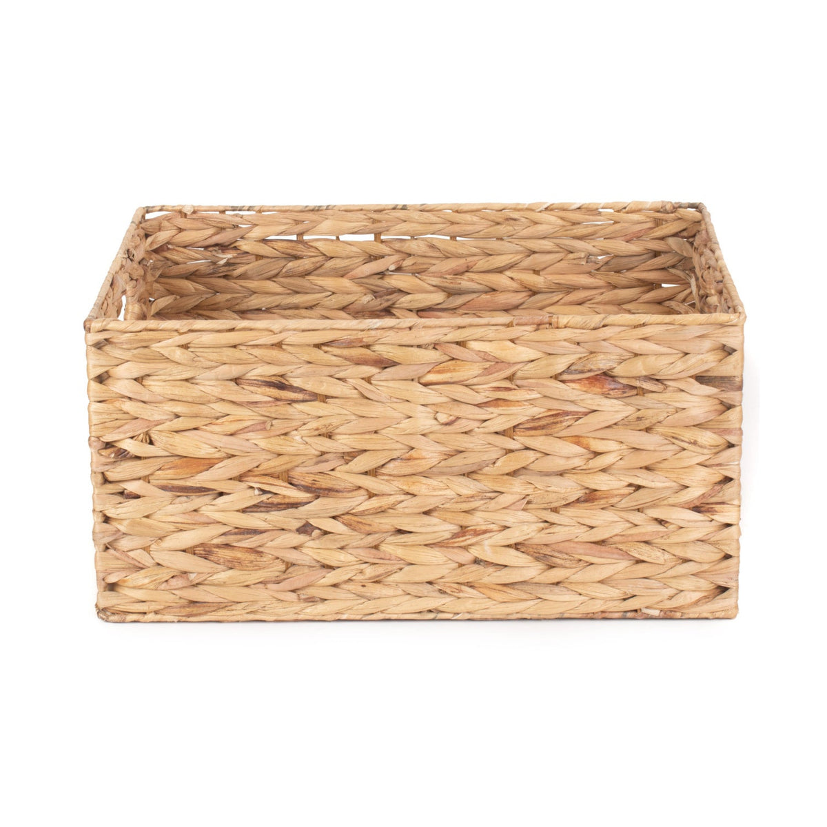Large Rectangular Water Hyacinth Storage Basket