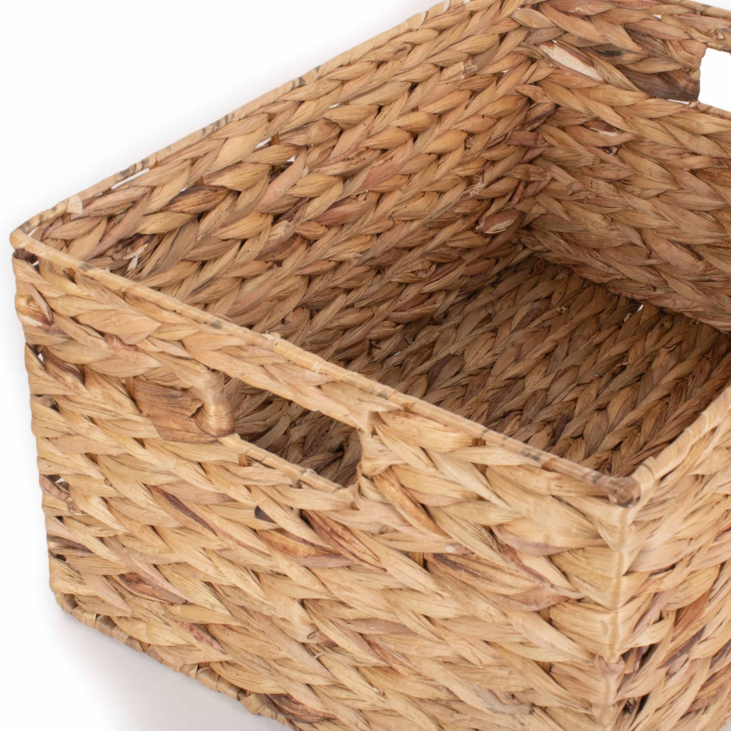 Large Rectangular Water Hyacinth Storage Basket