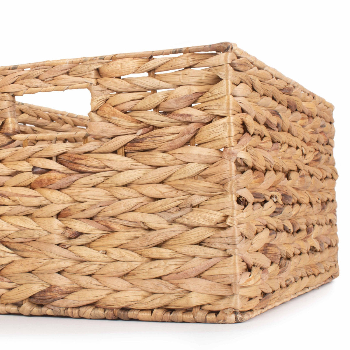Large Rectangular Water Hyacinth Storage Basket
