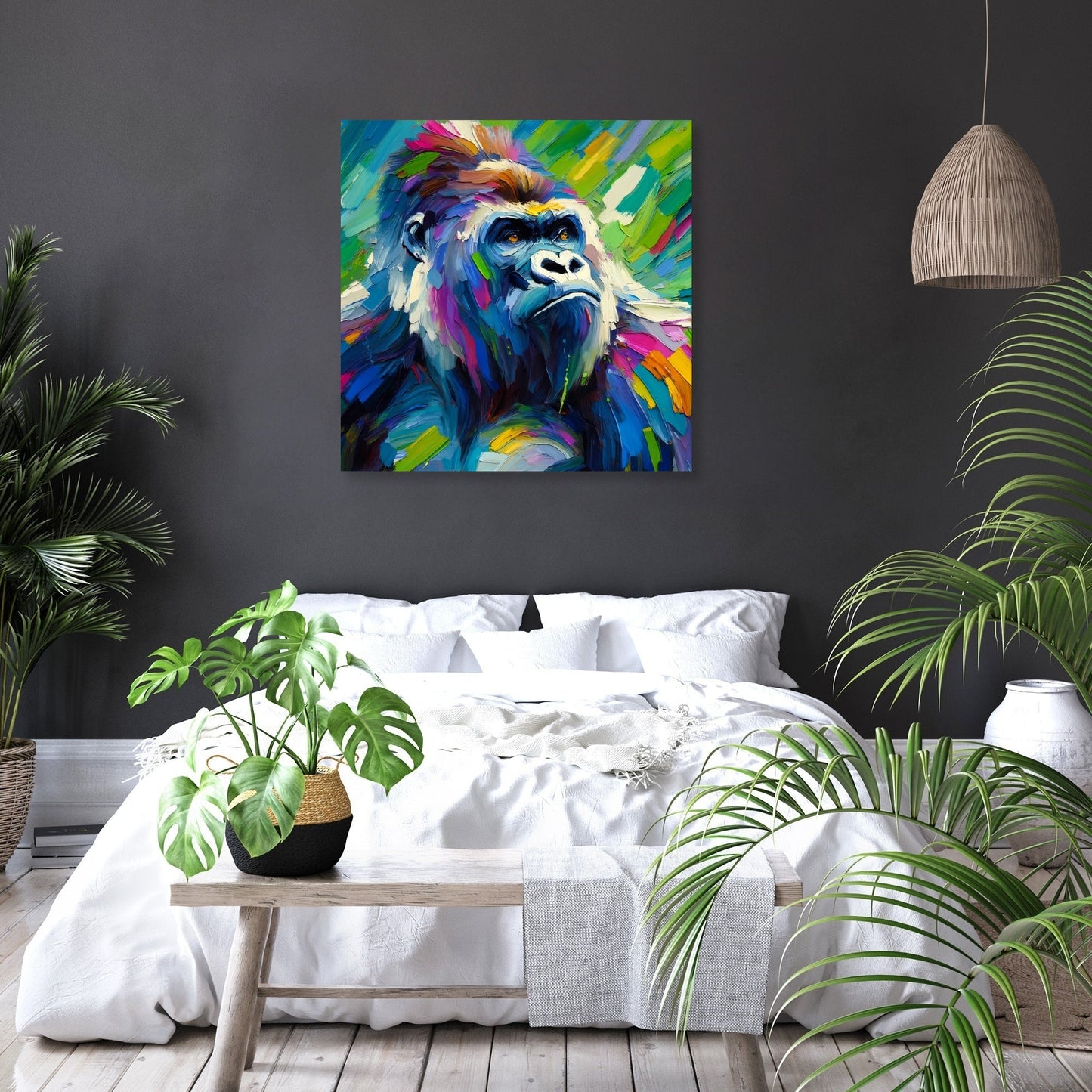 Vivid Gorilla Canvas