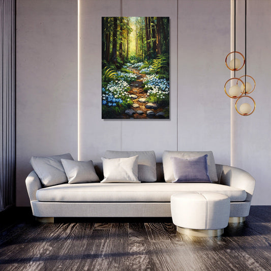 Enchanted Woodland Glade Canvas