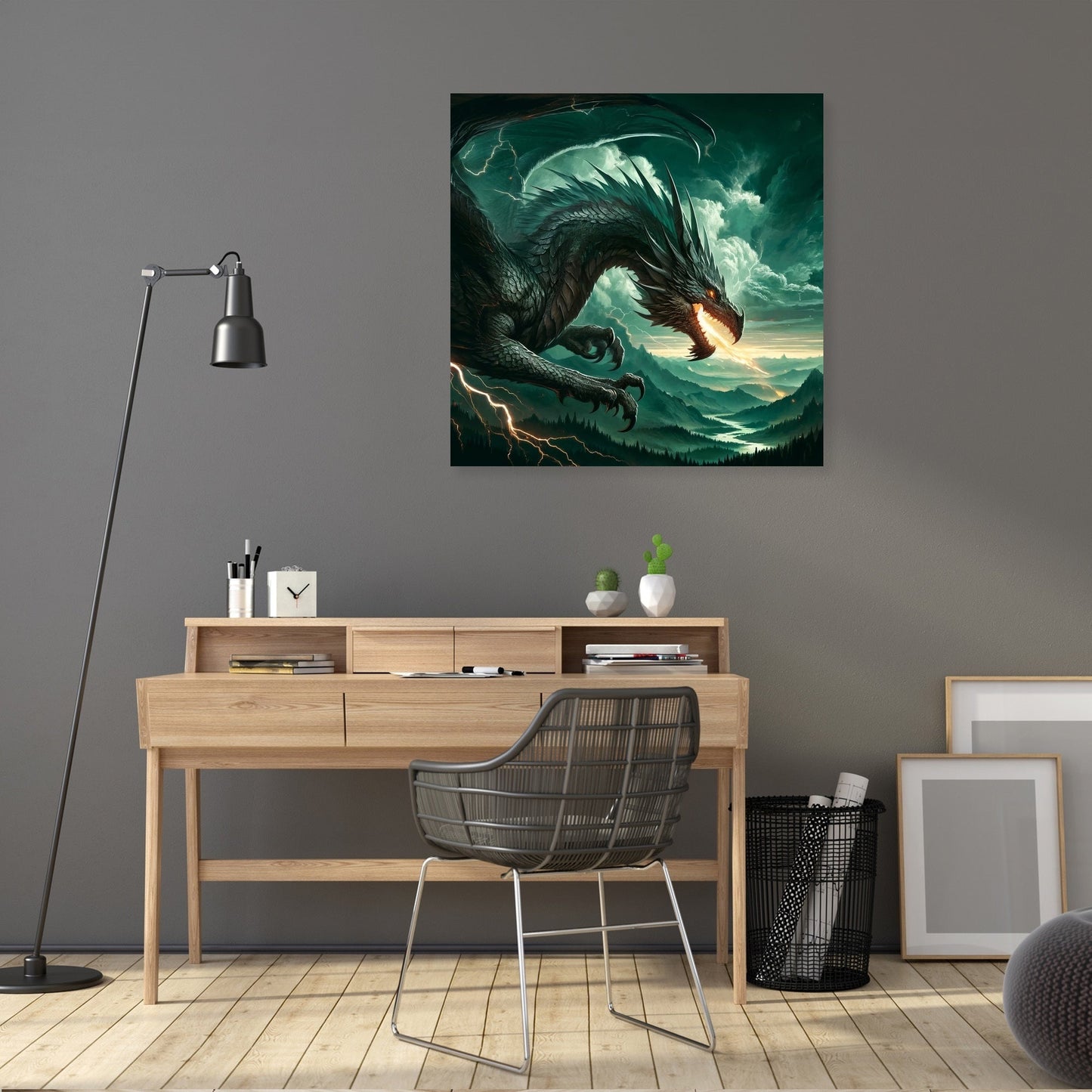 Fierce Dragon Canvas