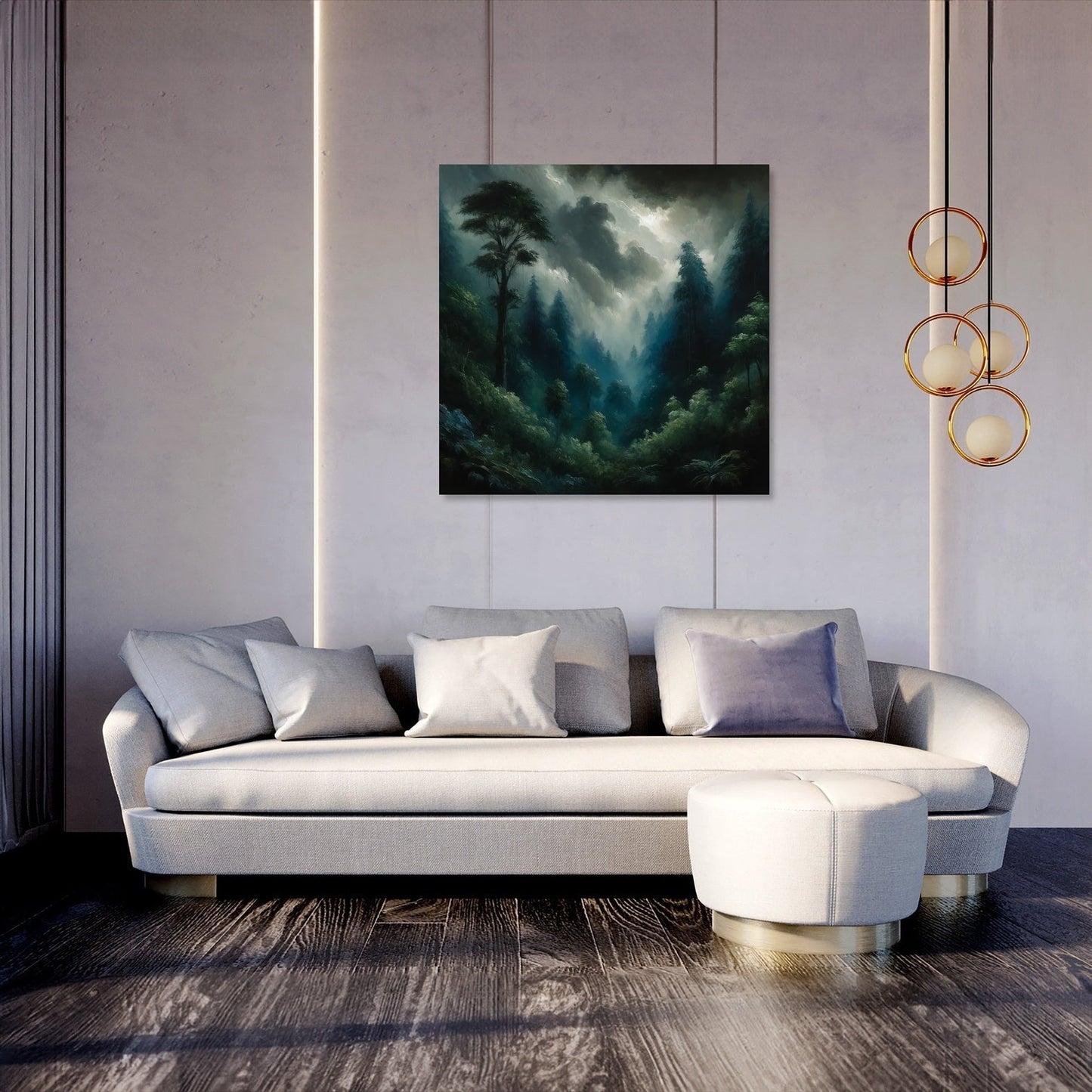 Mystical Cloud Forest Canvas