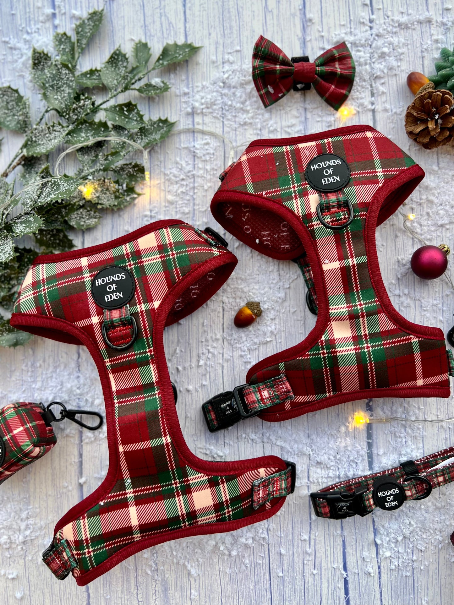 Tartan Me Up - Red & Cream Tartan Dog Snood