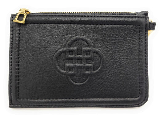 SADDLER PIPER Real Leather Designer Top Zip Card Holder| Gift Boxed