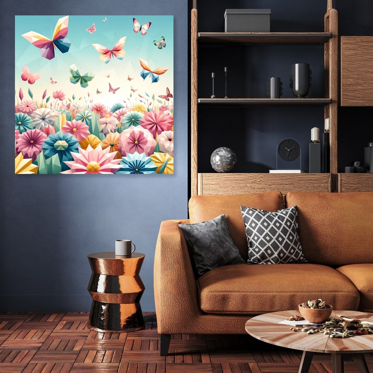 Butterfly Geometry Canvas