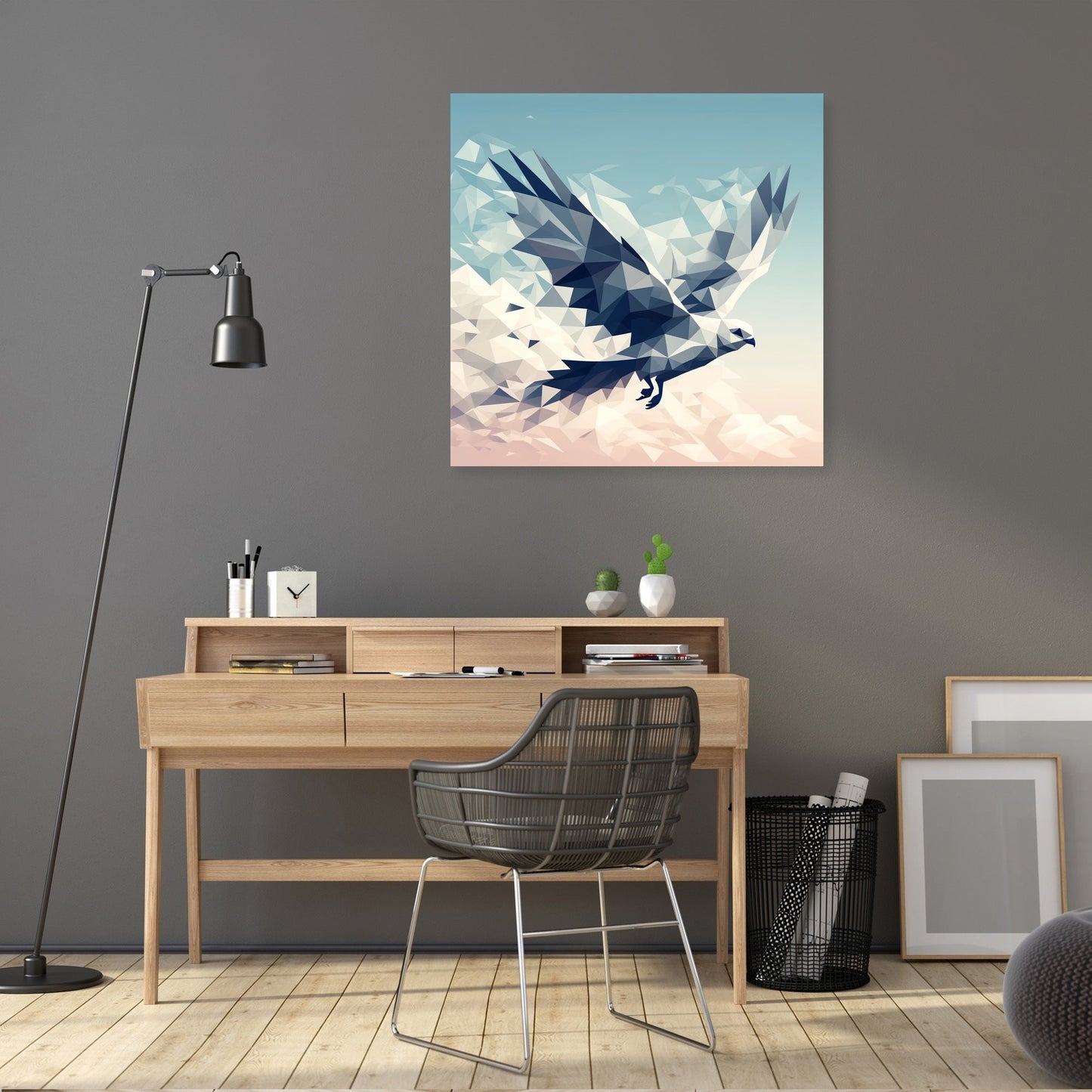 Flight in Geometry Canvas