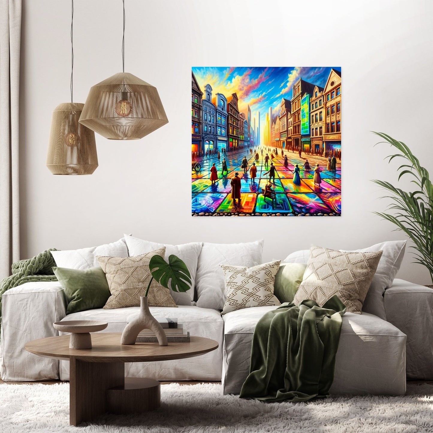 Timelines Converge Plaza Canvas