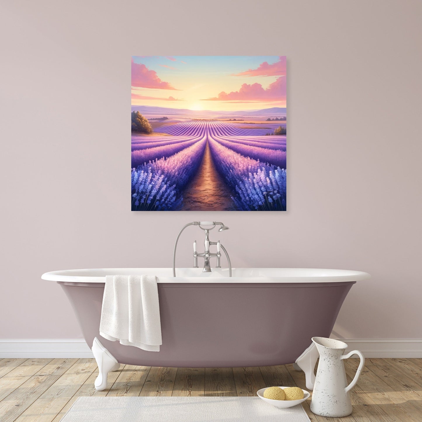 Lavender Tranquility Canvas