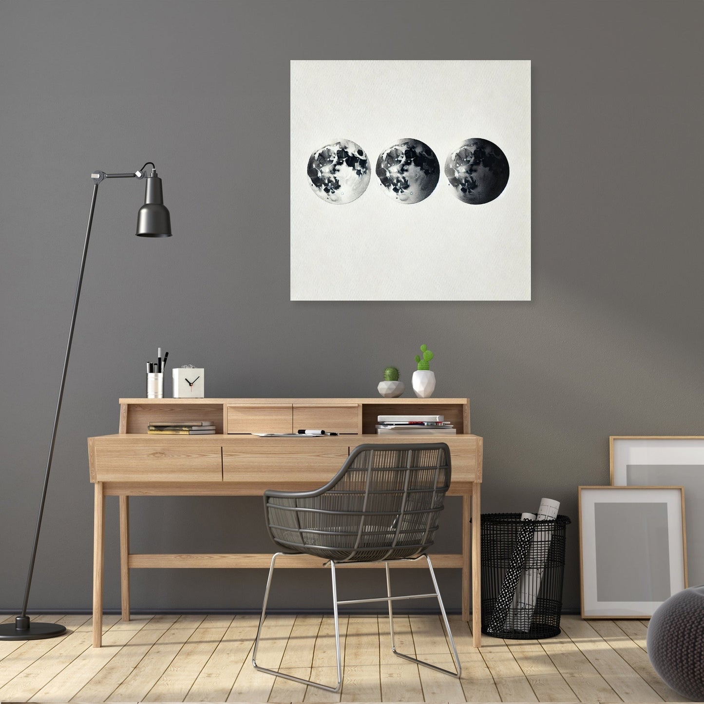 Lunar Phases Canvas